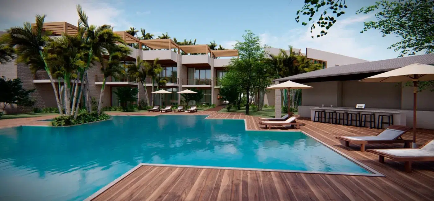 Luxury Waterfront Living in San Nicolas 1-Bedroom 1-Bath Condominium